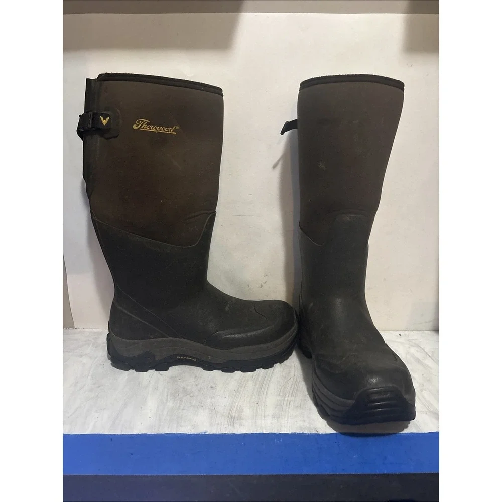 Thorogood Infinity FD Neoprene Boots 10m Used Tiny Hole, Not All The way Threw